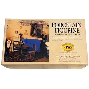 Vintage Porcelain Figurine Gentleman Craftmark Collection DIY